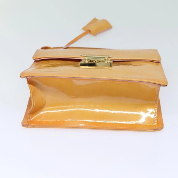 LOUIS VUITTON Vernis Spring Street Hand Bag Marshmallow Pink M91033 Auth 80345 - Picture 7 of 16